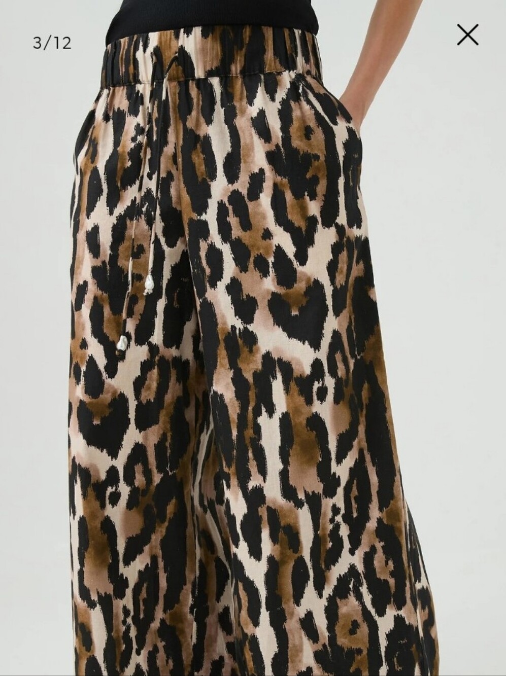 AJE STUDIO Airlie Animal Print Pants - Picture 4 of 10